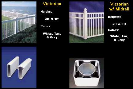  Vinyl Fencing Styles Browser 